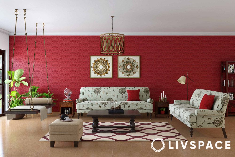 floral print for sofa