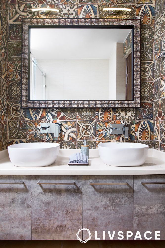 moroccan tile ideas on small bathrooms