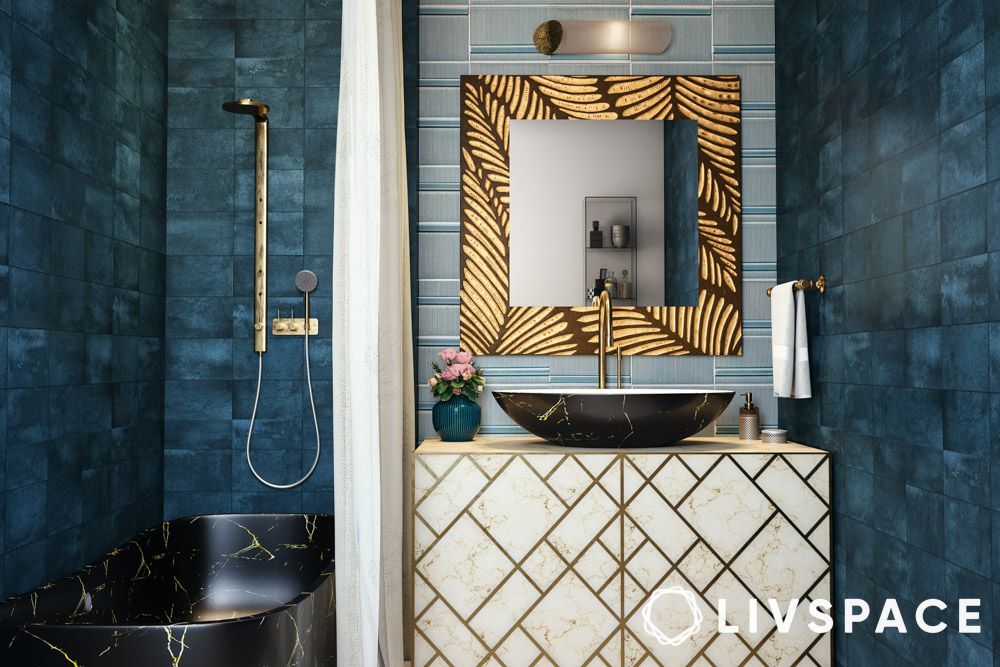 wall paint ideas on small bathrooms