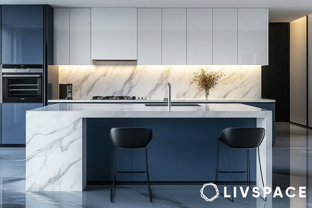 kitchen colour combinations kingfisher blue and white