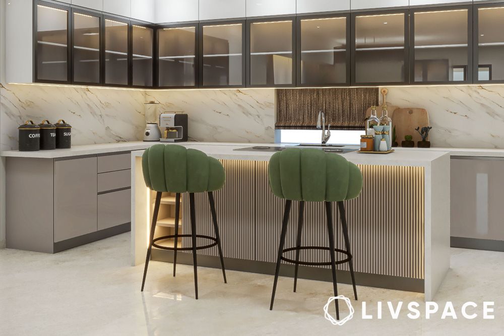 Backlit countertops kitchen design trends 2025