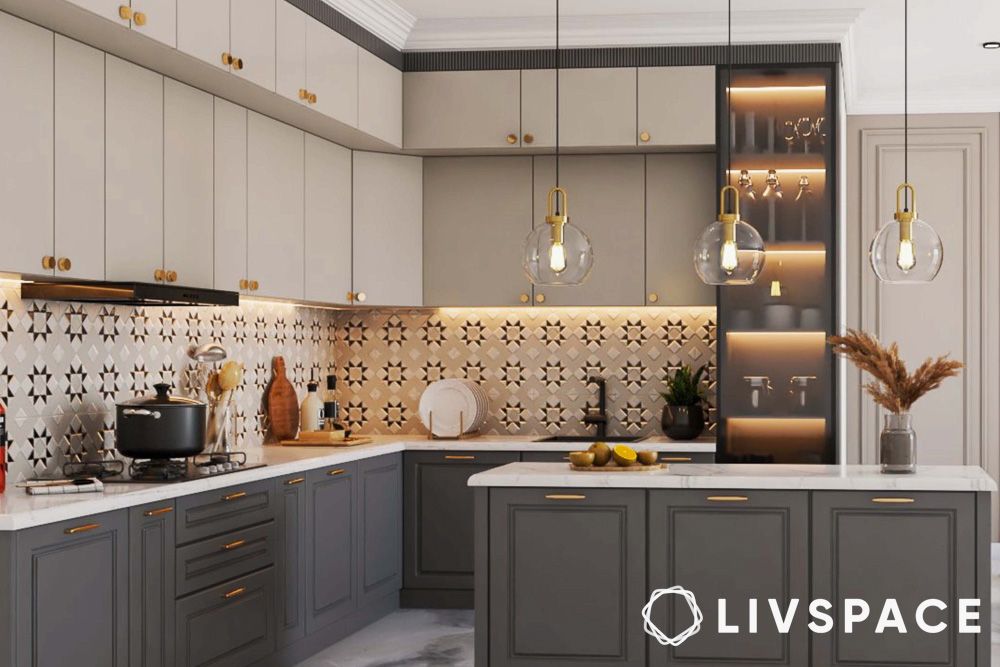 Countertop hutch kitchen trend 2025