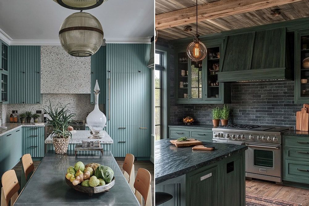 textured finish kitchen cabinet trends 2025