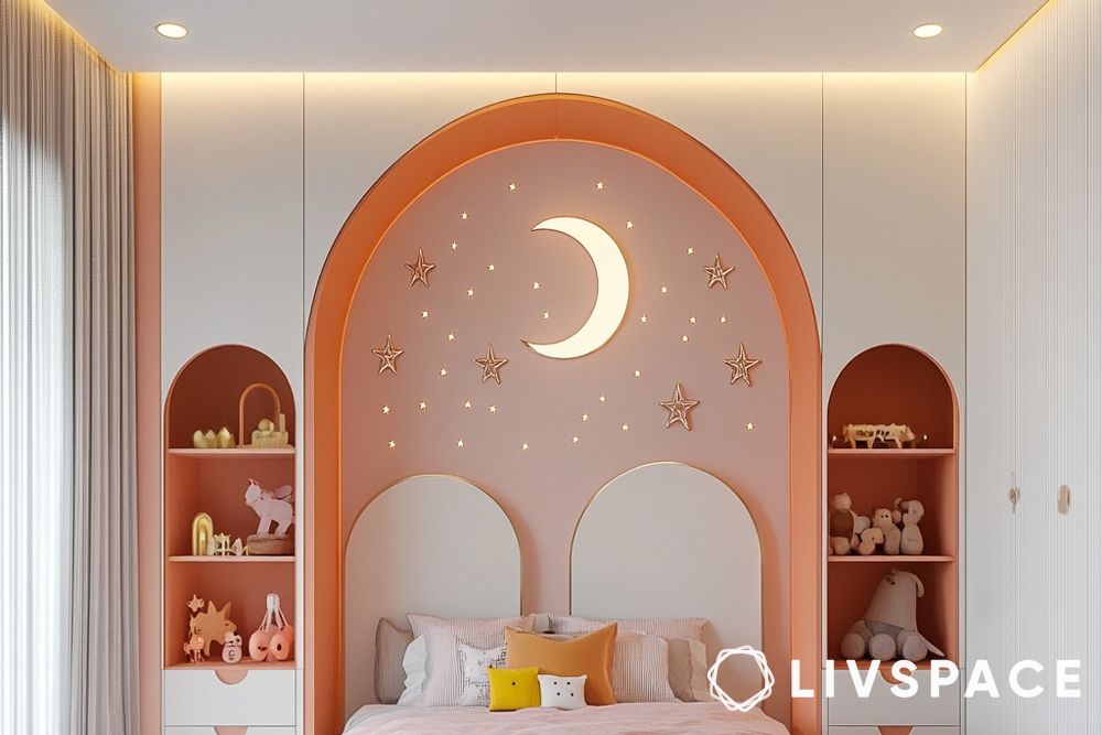 Single layered bedroom POP ceiling design