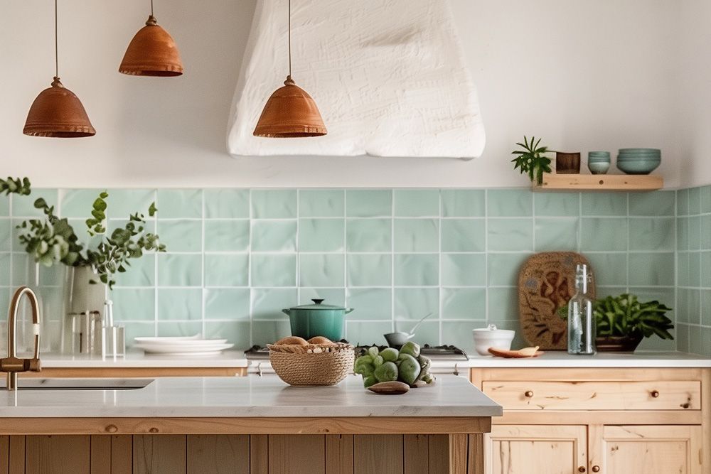 Zellige kitchen tiles design