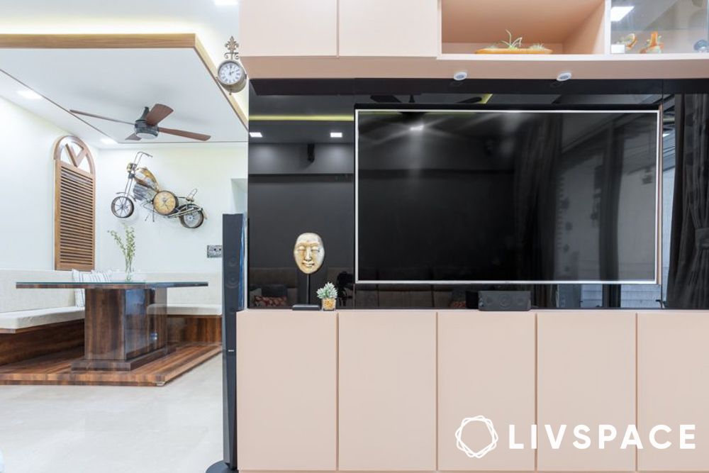 tv unit colour combination