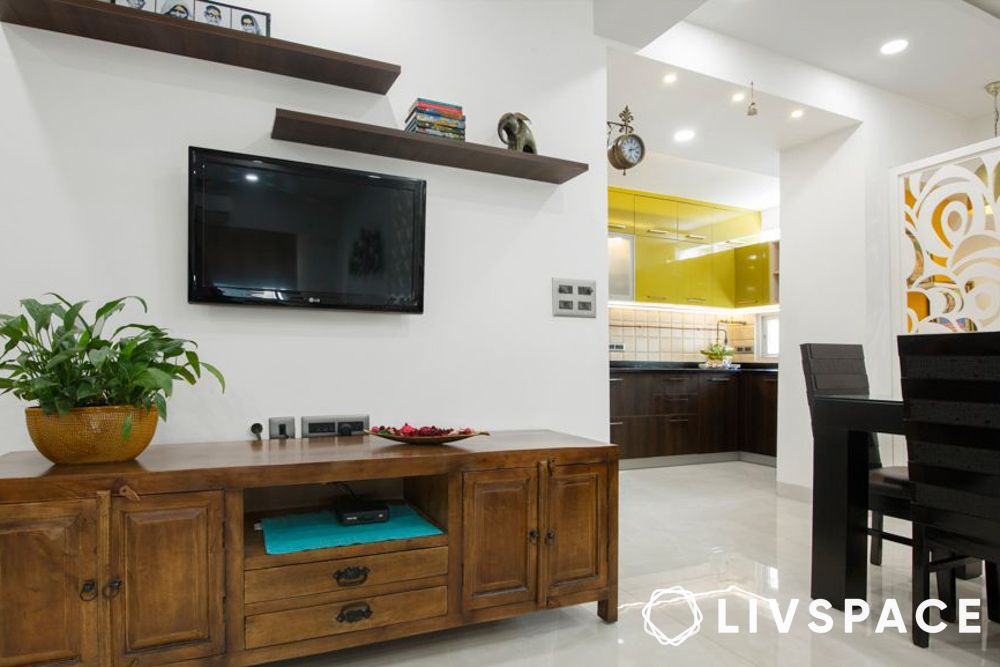classic wooden tv unit for the ages