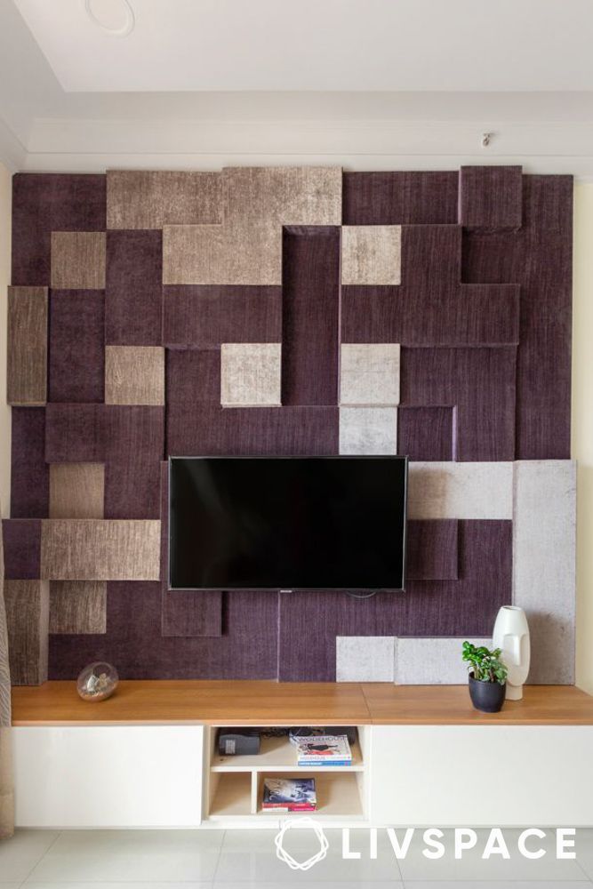 upholstery for tv unit