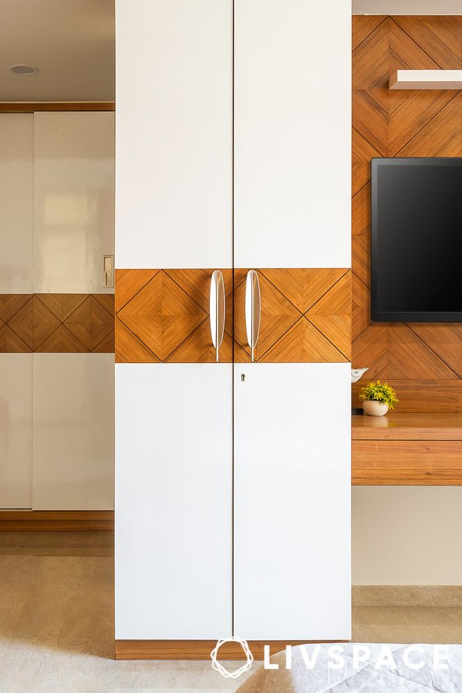 custom plywood wardrobe with regular handles 1