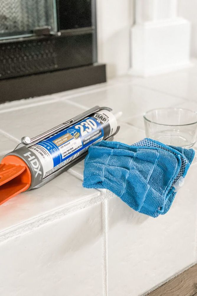 home ant repellent with silicone caulk