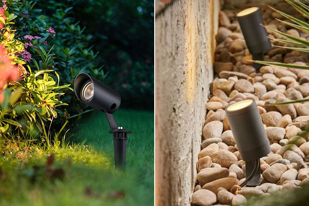 garden spike lights