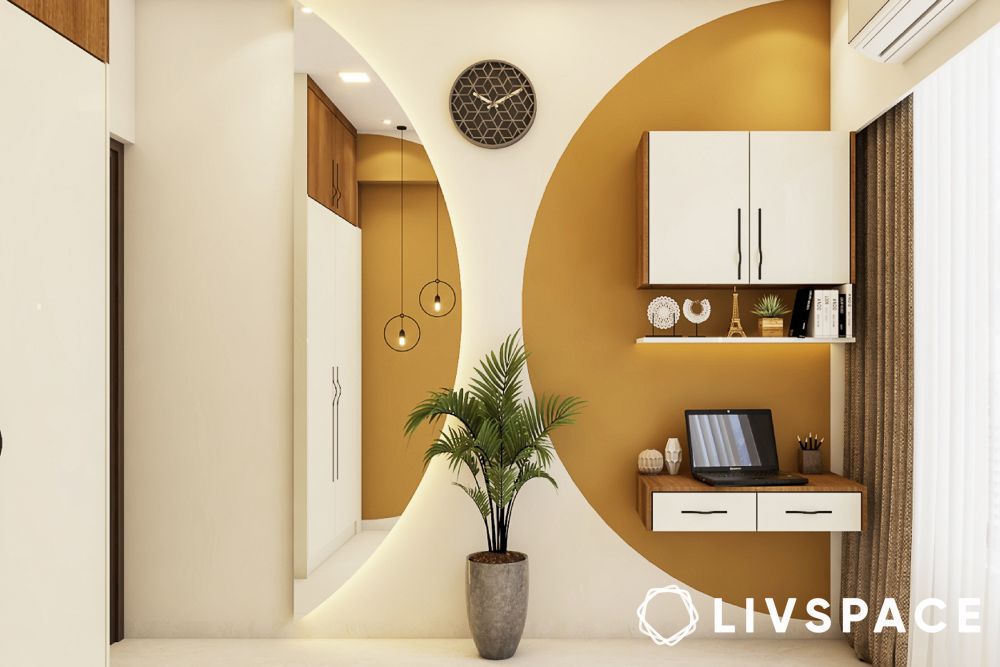 yellow colourful interior design