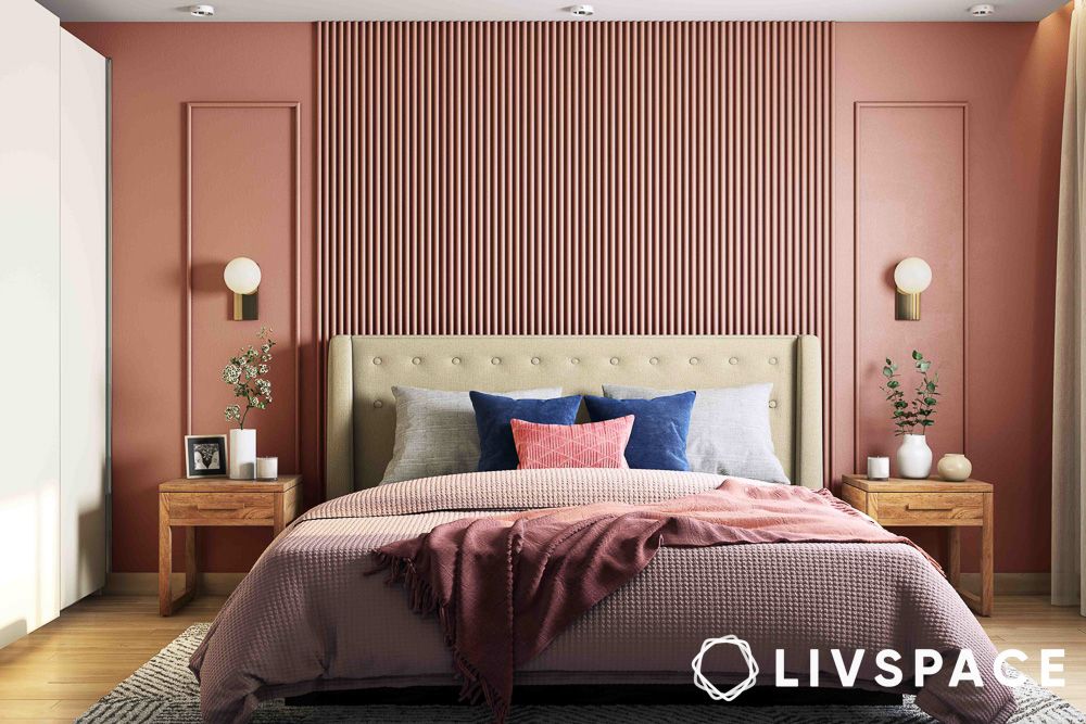 Pink room colour design