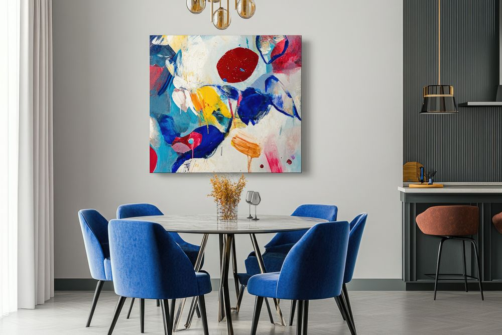 Maximalist and colourful interior design