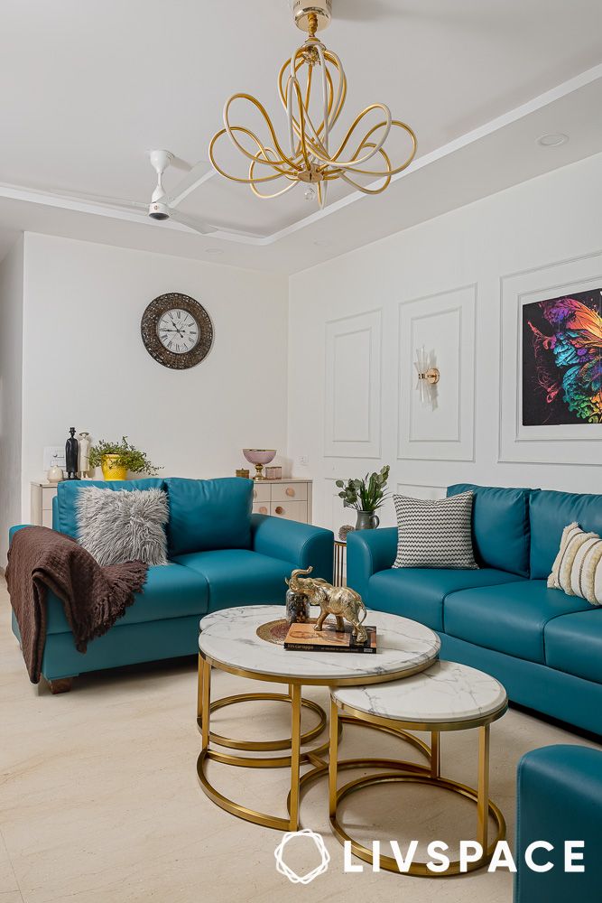 3bhk in gurgaon living room furniture and lighting