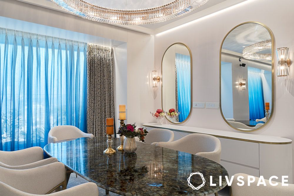 Granite dining table design