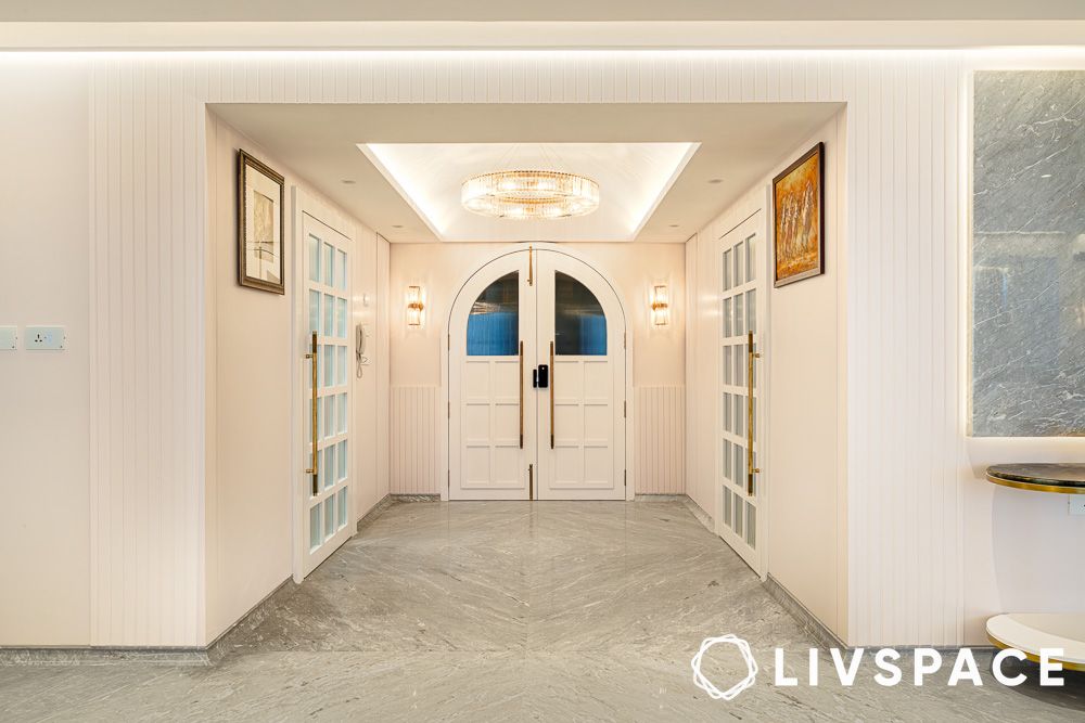 Modern arched main door design