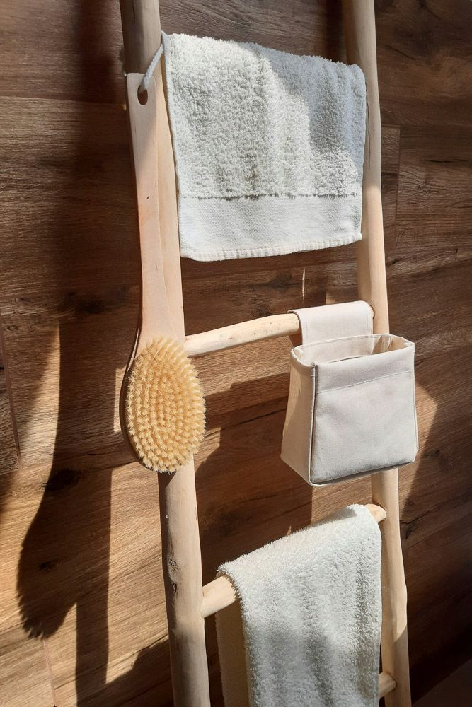bathroom towel storage ideas ladder shelf