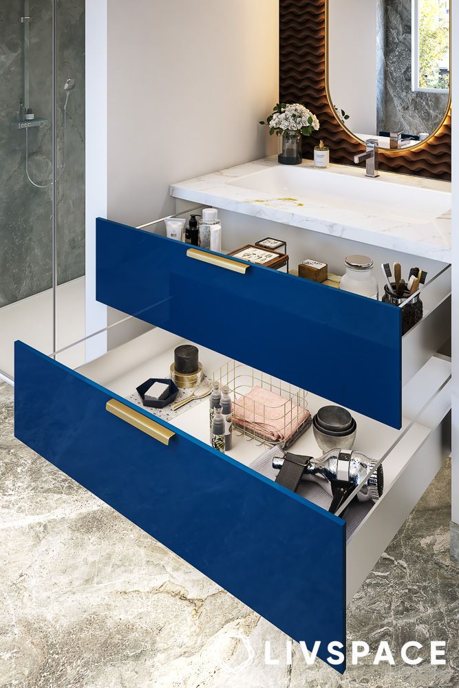bathroom organizer drawers