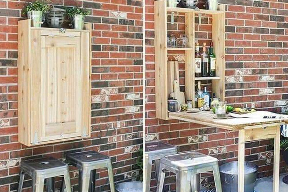 pallet house bar design