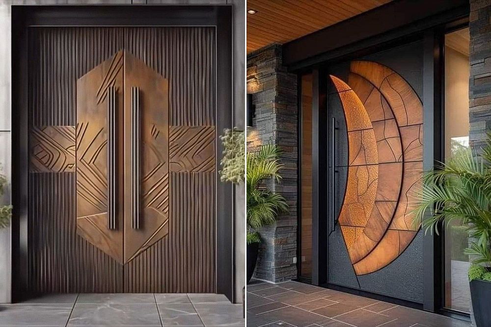 Art Deco main door design