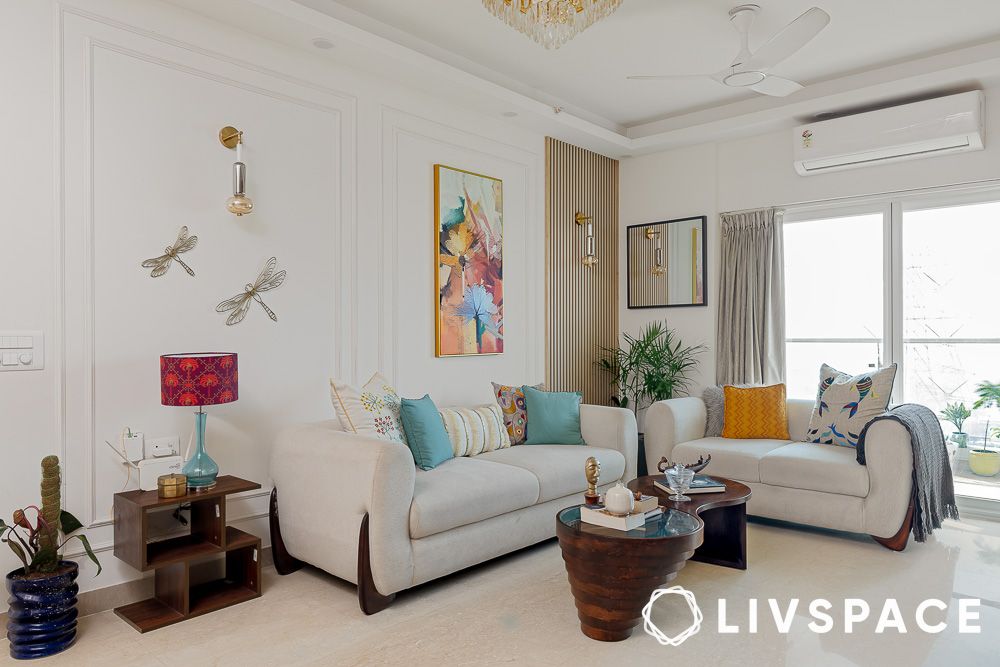 living room interior design gurgaon shree vardhman victoria