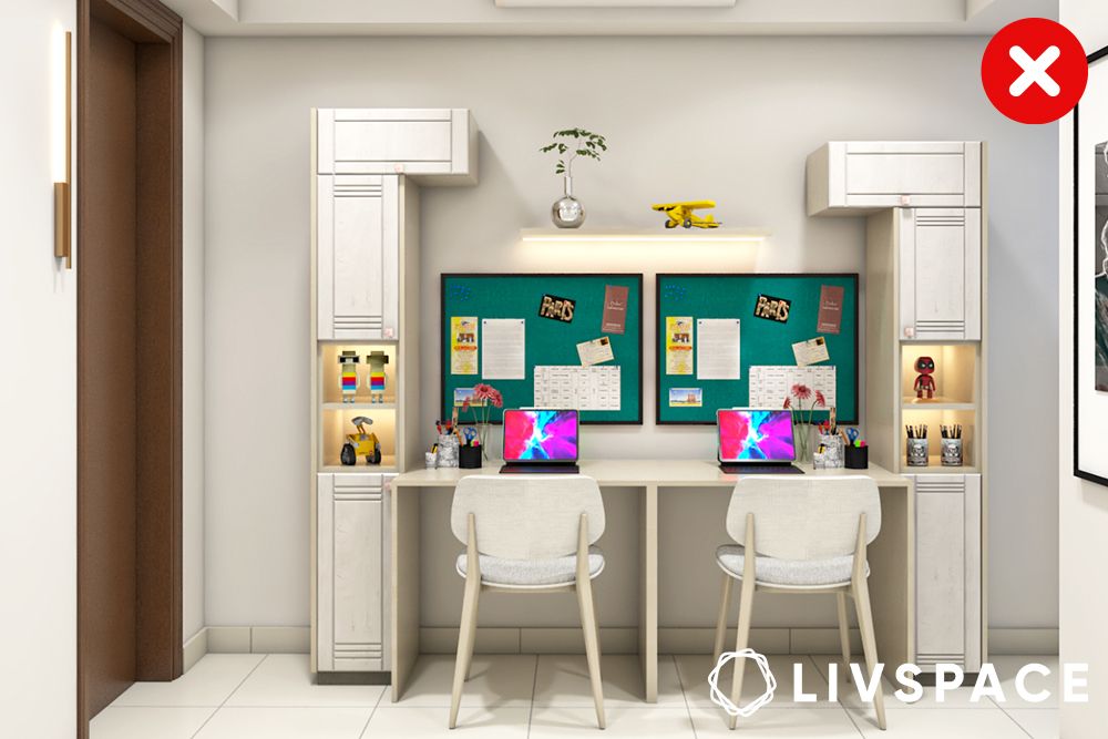 Study table designed for adults