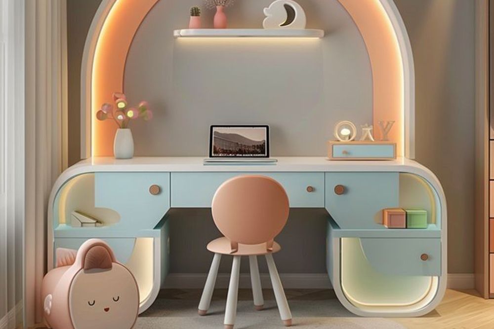 lighting in or around the reading table