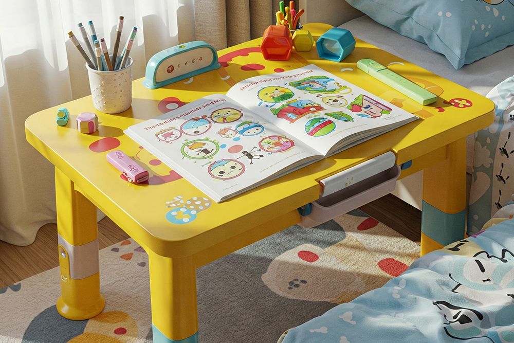 Bed study table