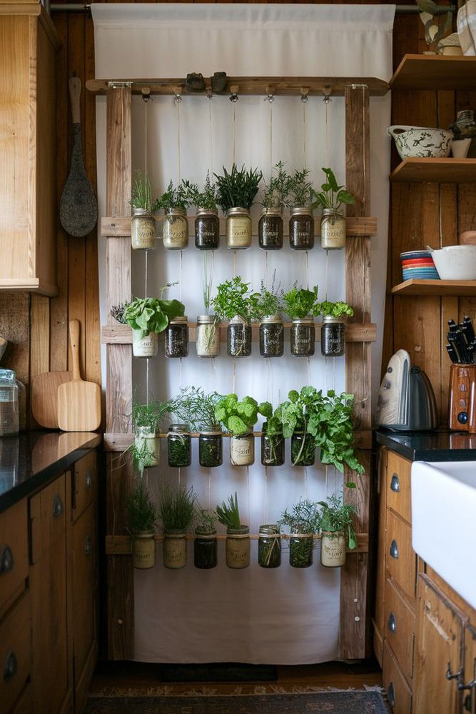 sustainable design in interior design herb garden