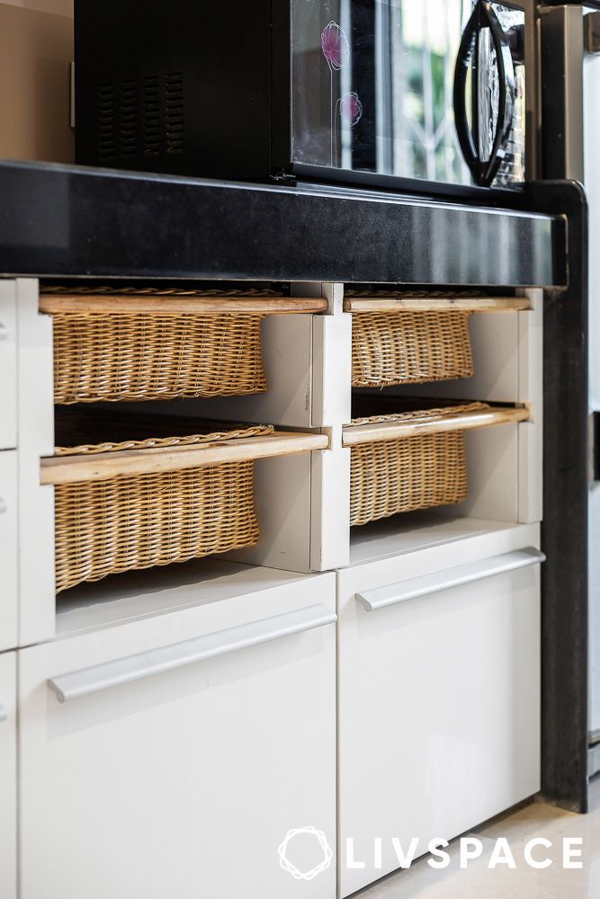 wicker baskets for sustainable interior design