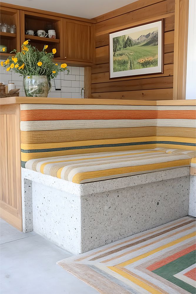 Banquette seating for dining room