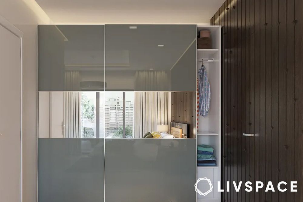 glass wardrobe material