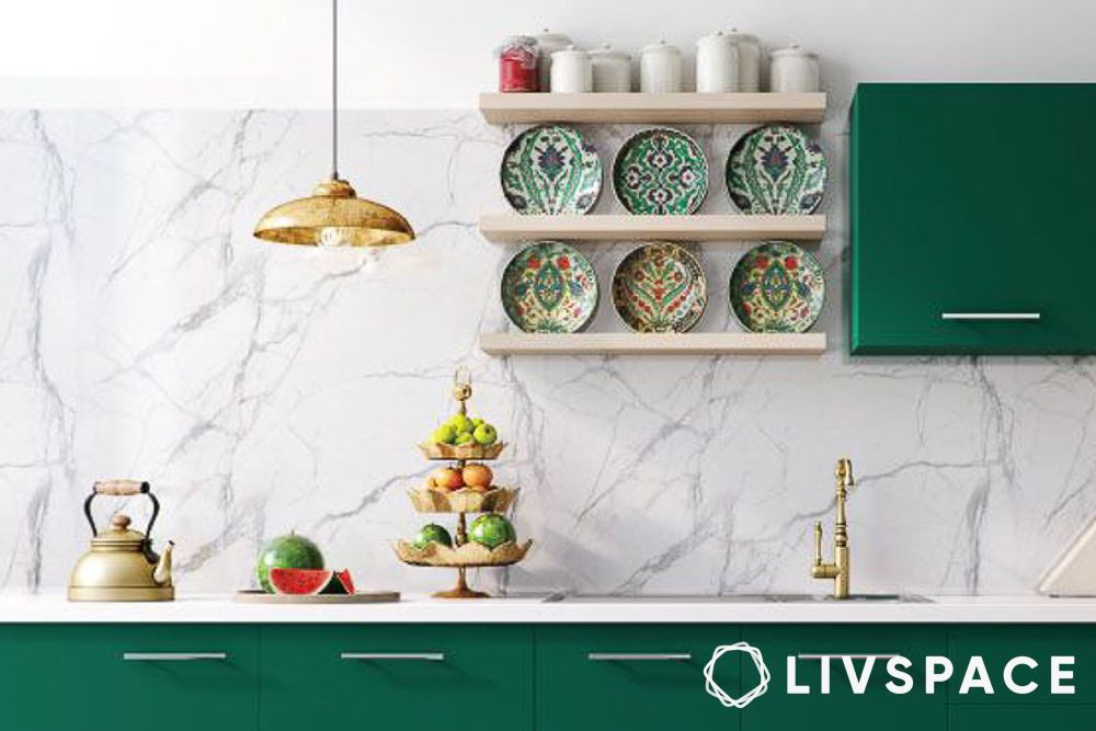 open kitchen shelving ideas