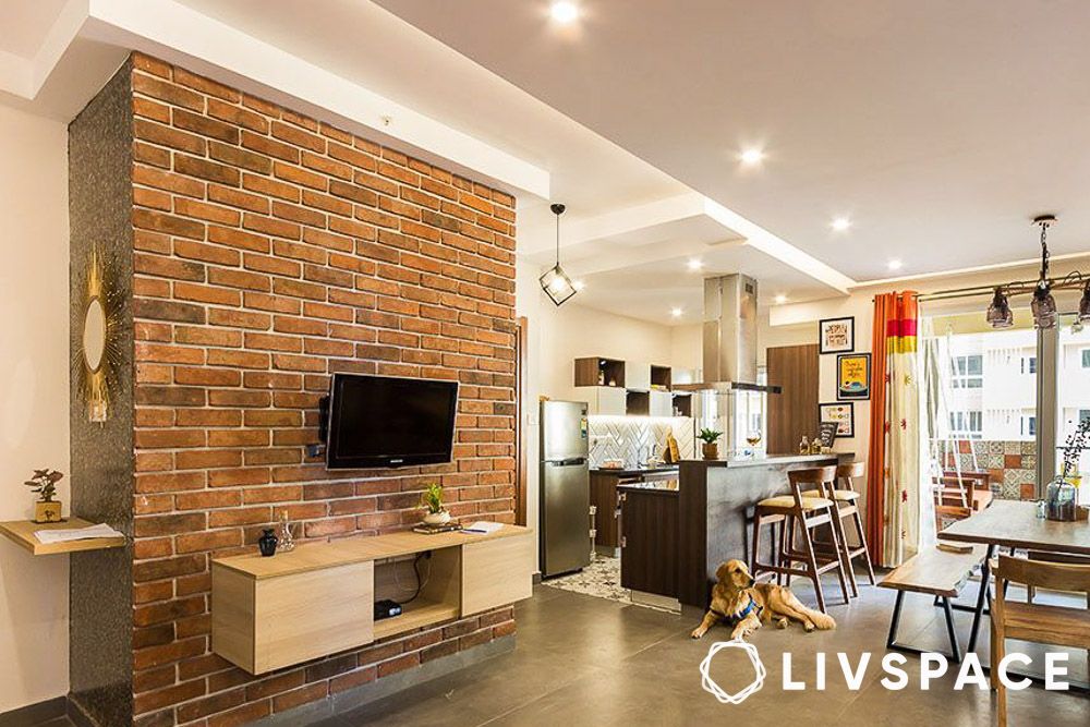 rustic wall panelling