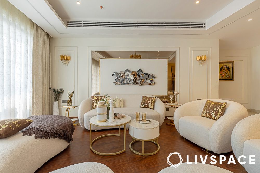 living room with golden accents 1