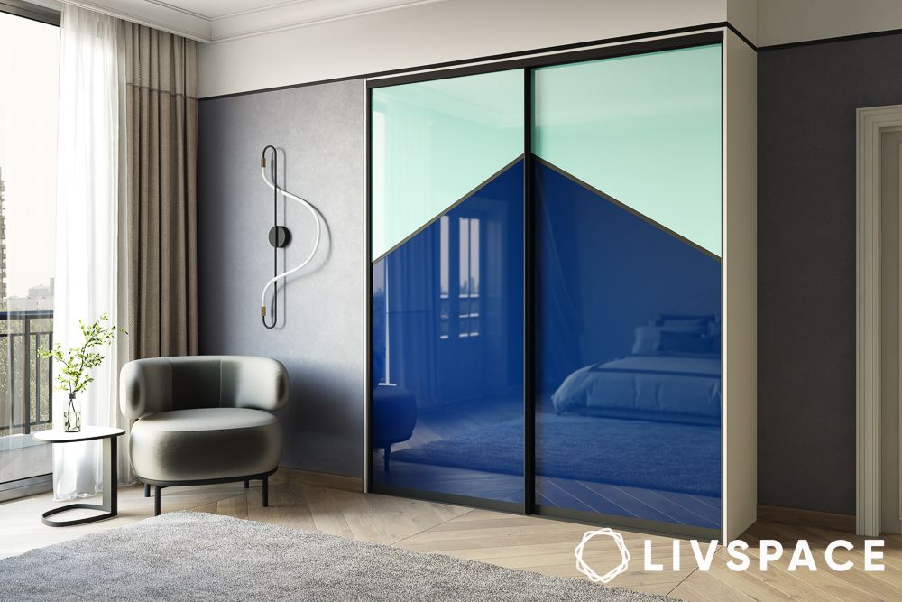 luxury wardrobe design for bedroom in bold colours for indian homes