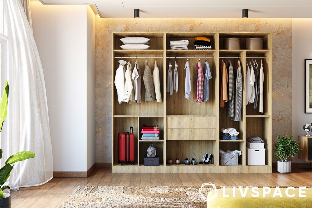 carcass finish in wardrobes