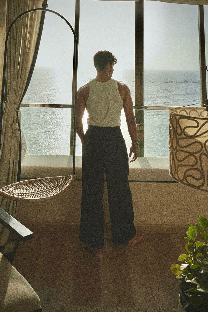 living area interior of ishaan khatter home