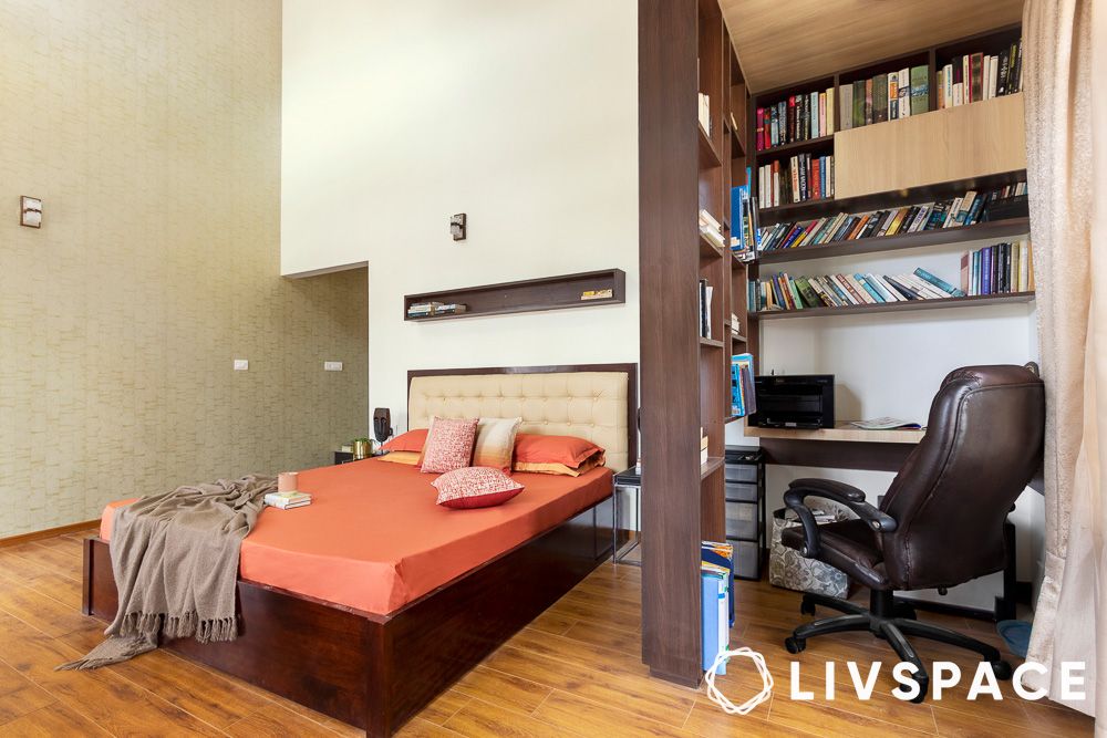 divider reading nook design