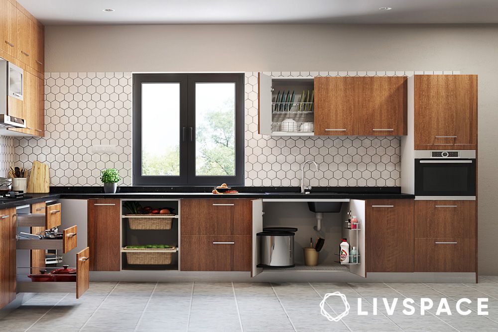 overall modular kitchen plan