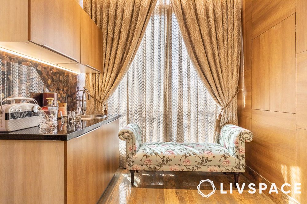 floral window curtains design