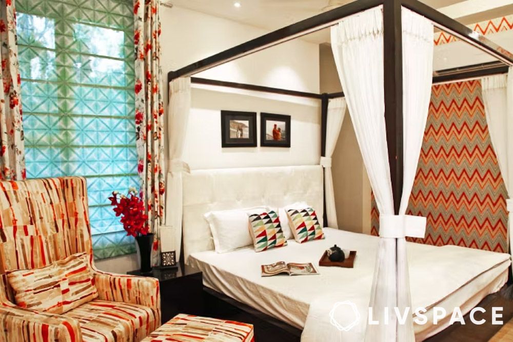 window blind curtain for bedroom