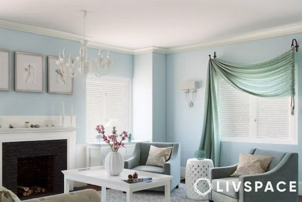 horizontal window treament idea