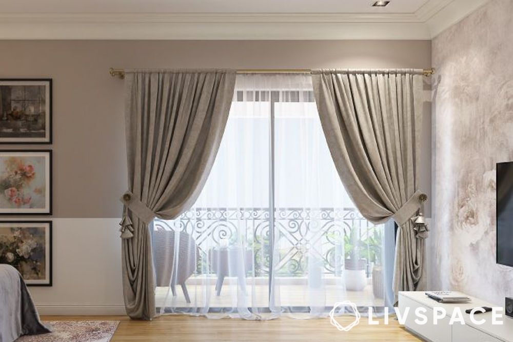 layered drapes design
