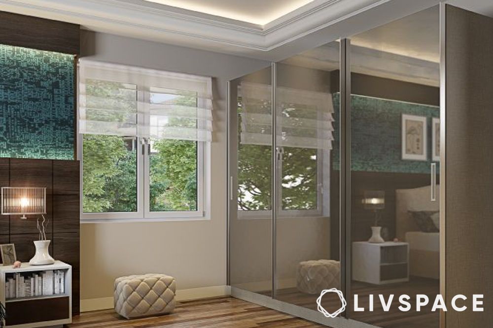 sheer window blind curtain