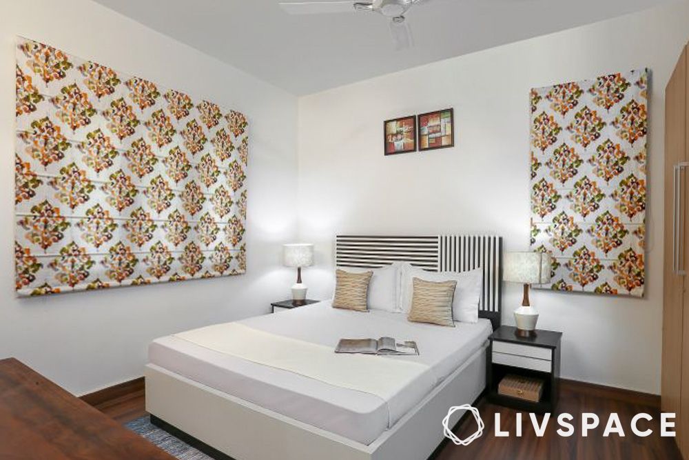 florals window blind curtain