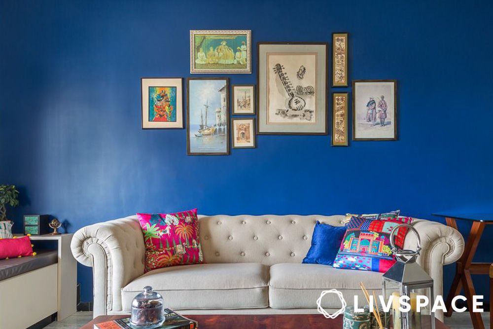 blue living room cost in mumbai