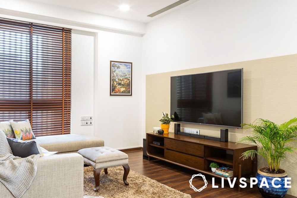 average tv wall unit