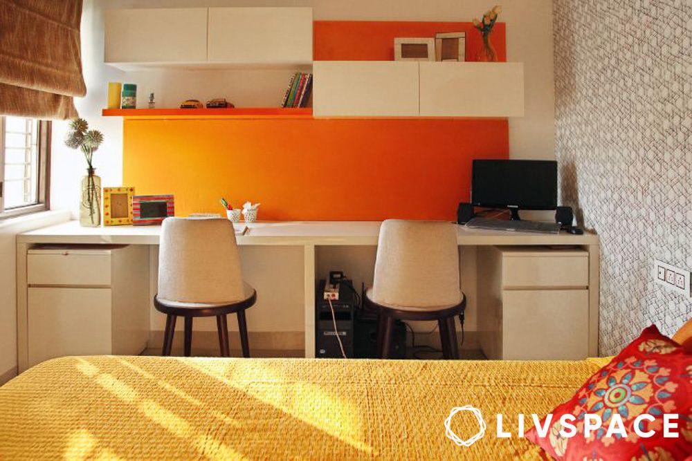 orange and yellow for summer decor